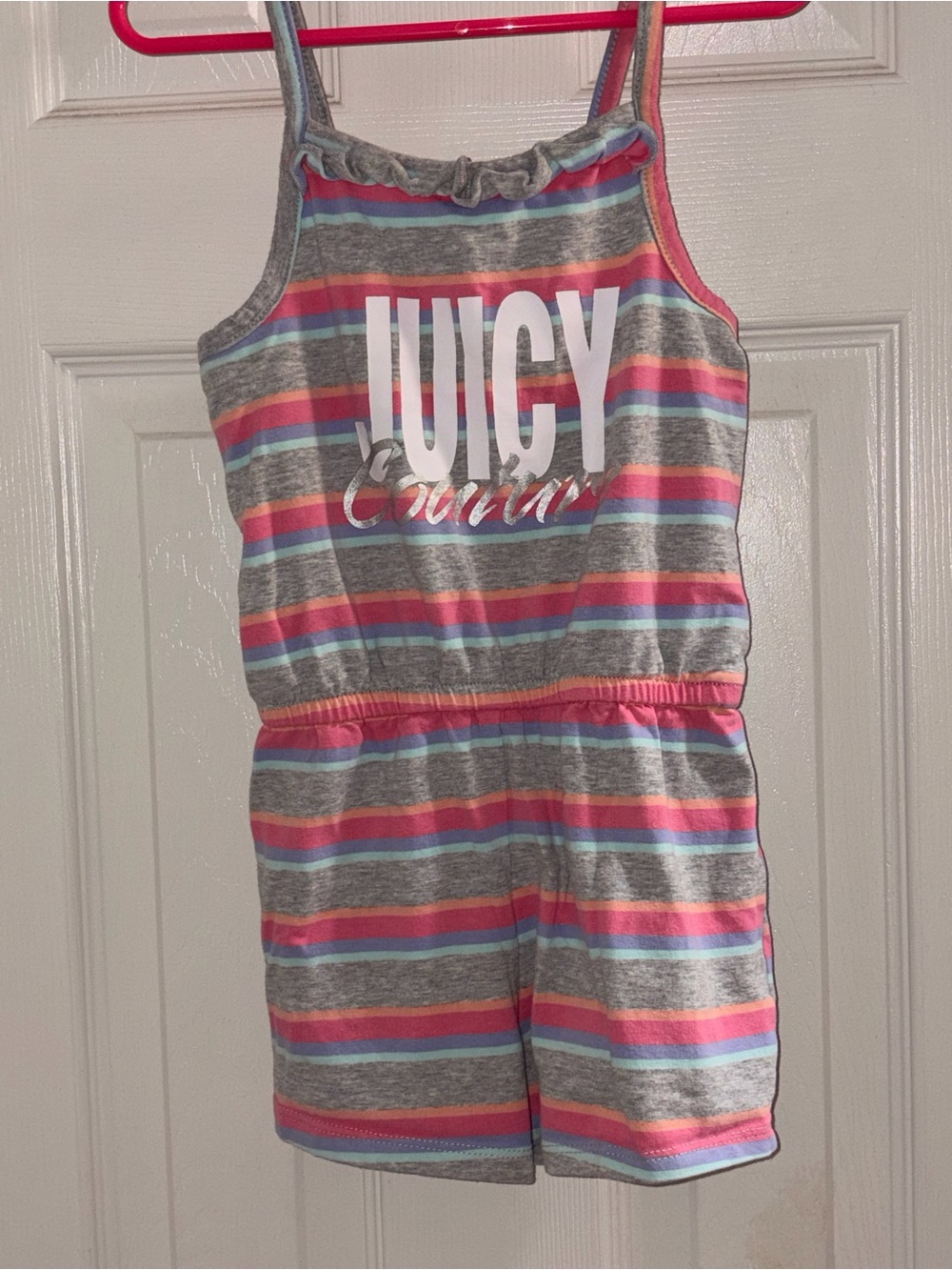 Juicy Couture Kids Striped Romper Striped Romper Girls Size 4